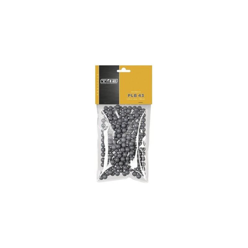 Billes synthetiques plinking t4e practice plb43 cal. .43 sachet de 100