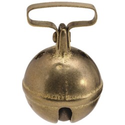 Grelot pisteurs laiton ø 25mm passant 27mm