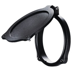 Protège objectif rabattable hawke flip-up cover en aluminium ø 56 mm