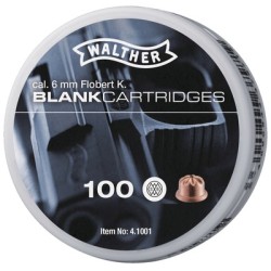Cartouche à blanc walther cal. 6 mm bte 100