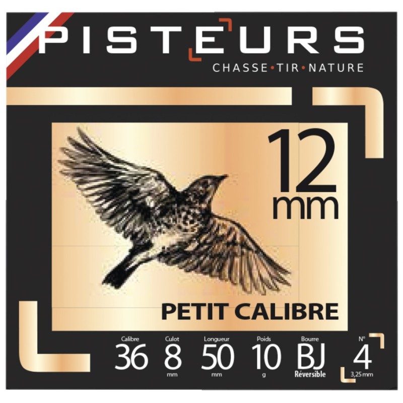 Cart. pisteurs petit calibre cal. 12 mm / 50 mm n°7