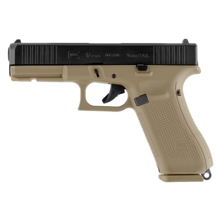 Pistolet glock 17 gen5 cal 9mm pak coyote edition limitee french army
