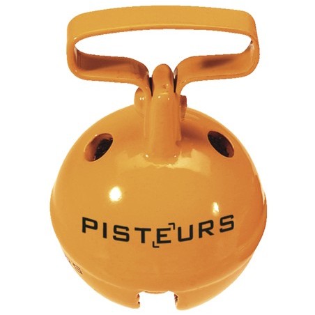 Grelot pisteurs laiton orange ø 25 mm passant 27 m