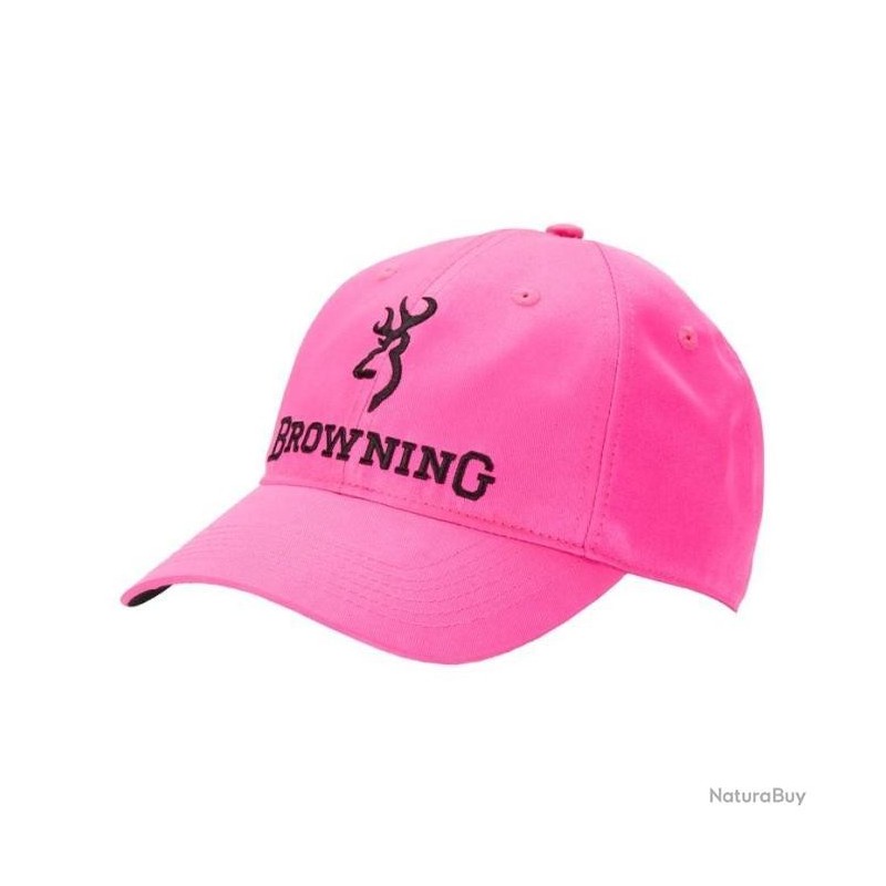 Casquette bw rose fluo