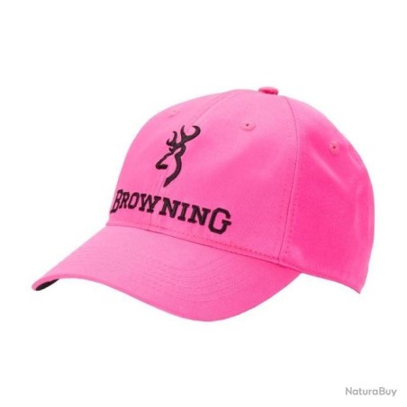 Casquette bw rose fluo
