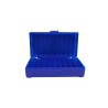 Boite de rangement bleue 50 munitions cal 45 acp