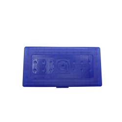 Boite de rangement bleue 50 munitions cal 45 acp