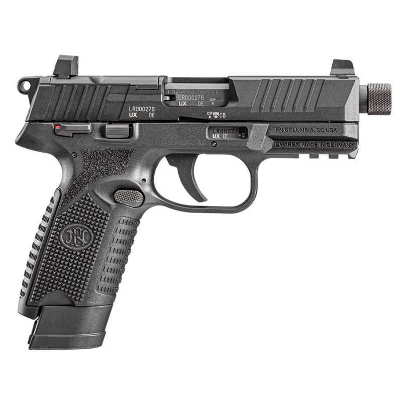 Pistolet FN Herstal 502 Tactical Noir Cal.22 LR Fileté 1/2x28