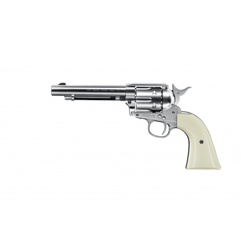 Rev colt sa army 45 5,5 co2 cal bb/4,5 nickel plated