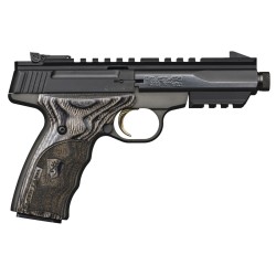 Buck mark micro cntr blk lbl thr,adj s,22lr