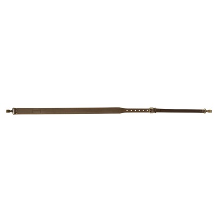 Bretelle fusil en croute de cuir, mousquetons - co