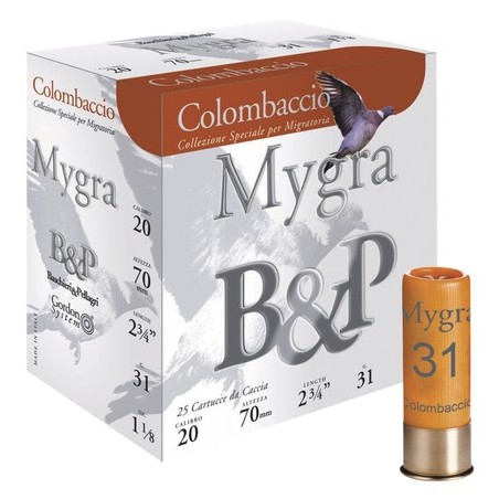 Cart. betp mygra colombaccio 20 cal. 20 / 70 mm n°