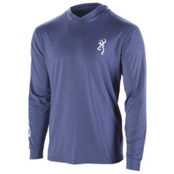 T-shirt browning teamspirit bleu indigo manches longues t. xl
