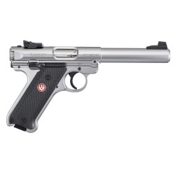 Pistolet ruger mark iv inox ""target"" 22 long rifle