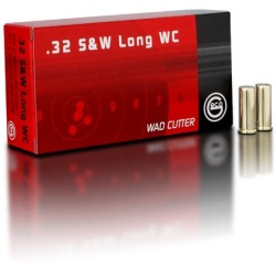 Cart. geco cal. .32 setw long wad cutter 100 gr bte