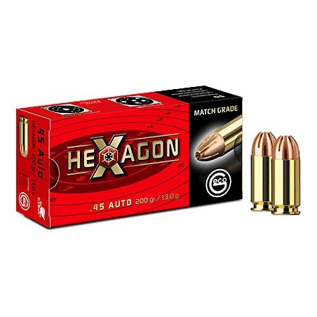 Munition geco hexagon 45 auto