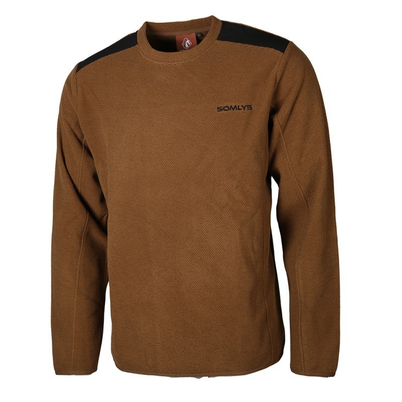 Pull somlys col rond camel t.xxl