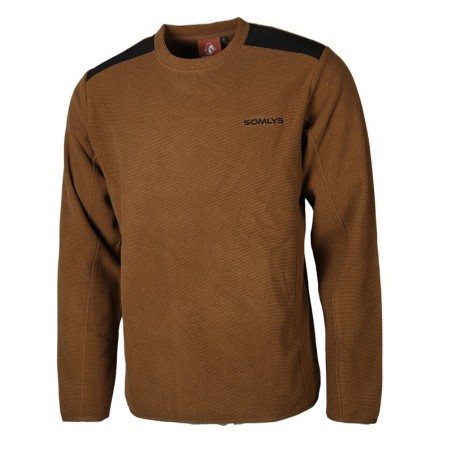 Pull somlys col rond camel t.xxl