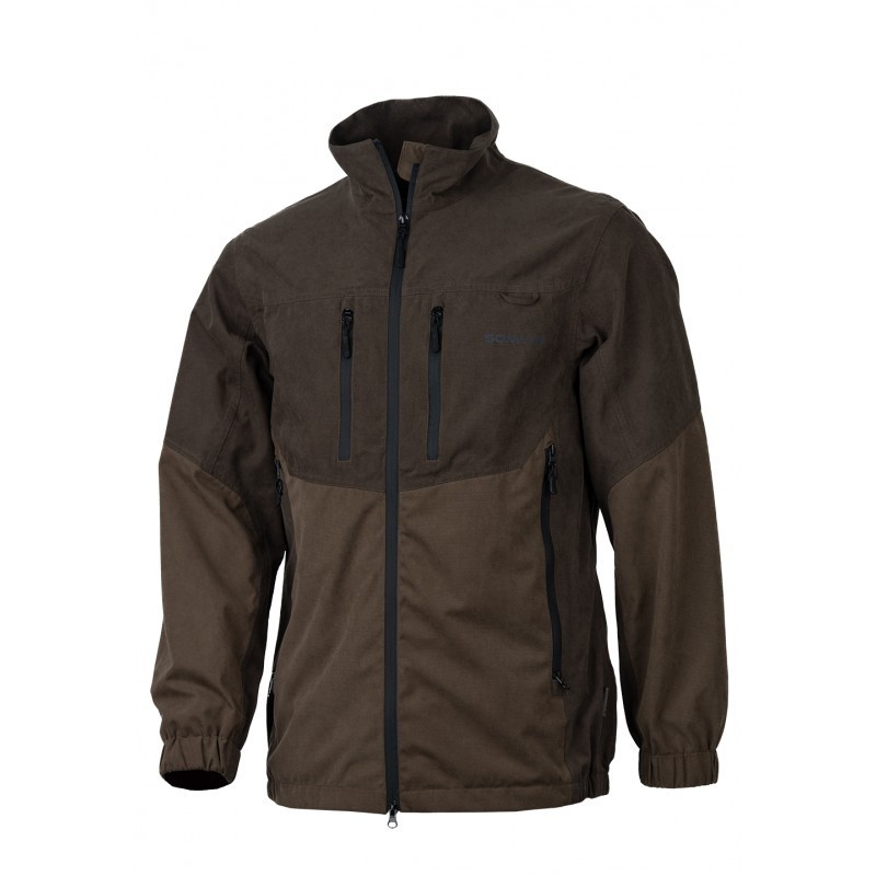Veste bicolore somlys marron classy