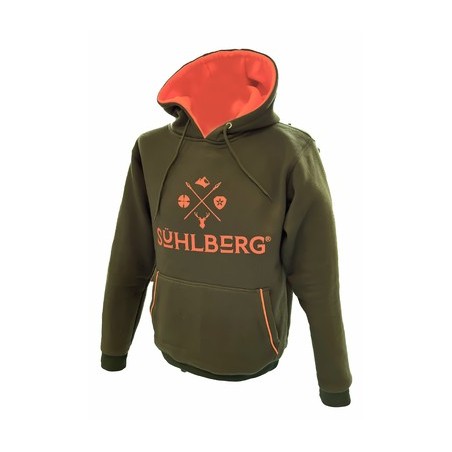 Sweat à capuche sühlberg logo vert t. m