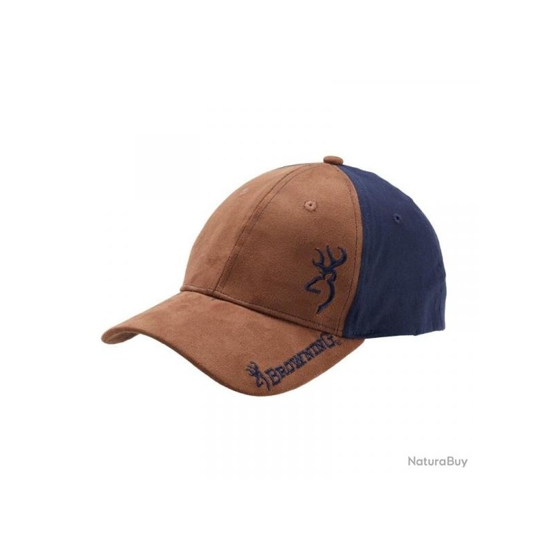 Casquette sean bleu marine/marron browning