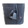Gilet chauffant pisteurs noir t. l + batterie 5 000 mah