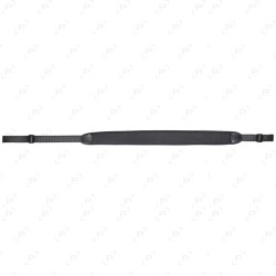 Bretelle plate pisteurs néoprène noir attaches non fournies