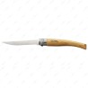 Couteau fermant opinel effilé n° 10 manche olivier lame 10cm