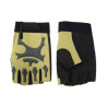 Royal fingersless gloves large size tan