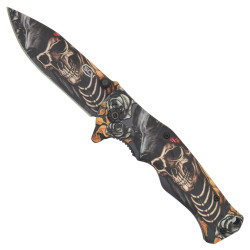 Sck foldable pocket knife with thumb stud