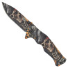 Sck foldable pocket knife with thumb stud