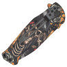 Sck foldable pocket knife with thumb stud