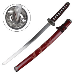 Set de katana rouge