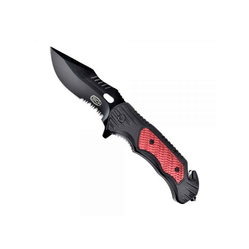 Couteau noir et rouge sck