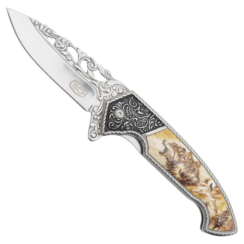 Couteau scene loup sck