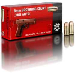 Cart. geco cal. 9 mm browning court vollmantel fmj