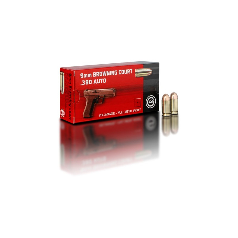 Cart. geco cal. 9 mm browning court vollmantel fmj