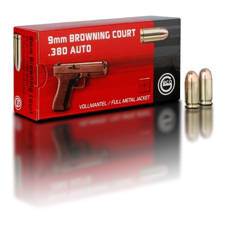 Cart. geco cal. 9 mm browning court vollmantel fmj