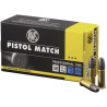 Cartouche RWS Pistol Match Cal.22 LR