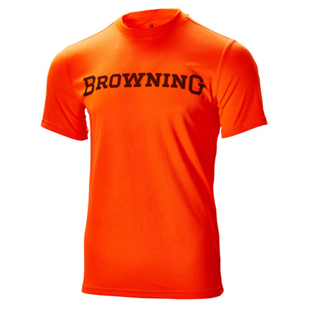 T-shirt teamspirit orange blaze browning taille l