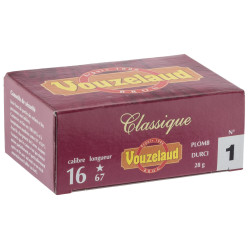 Cartouches vouzelaud - classique grand culot - cal 16/67/16