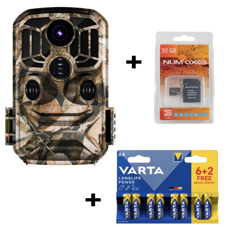 Pack piège photographique ravik rav200 + carte memoire 32gb et 8 piles