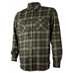 Chemise polaire verte foncee