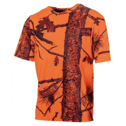 T shirt enfant 14 ans camo orange