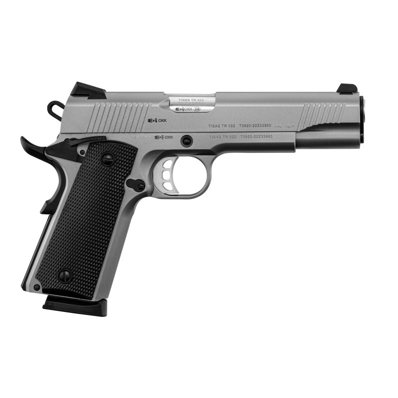 Pistolet Tisas ZIG M 1911 Inox Cal.45 ACP Canon de 5"