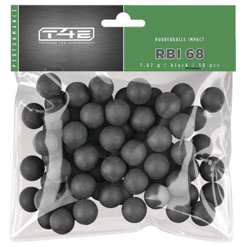 Bille caoutchouc acier cal 68x50