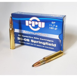 Cart. partizan soft point .30-06 180 gr 11,7 g bte