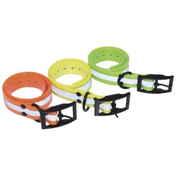 Collier pisteur orange bande fluo 65 cm