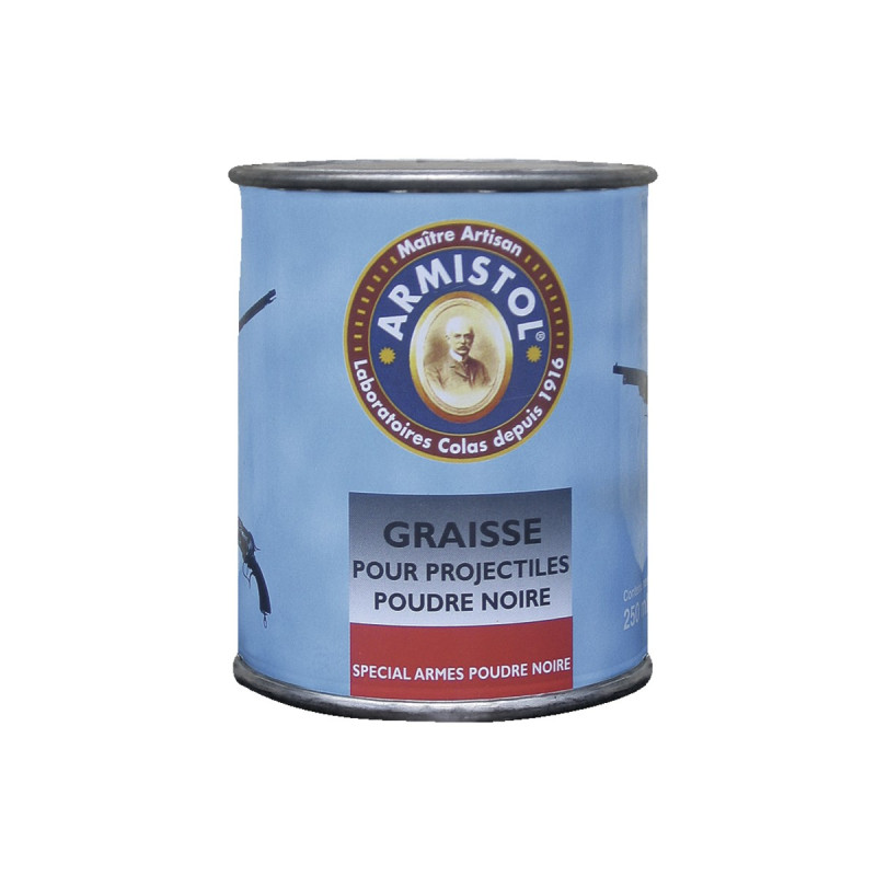 Graisse projectiles poudre noire 250ml