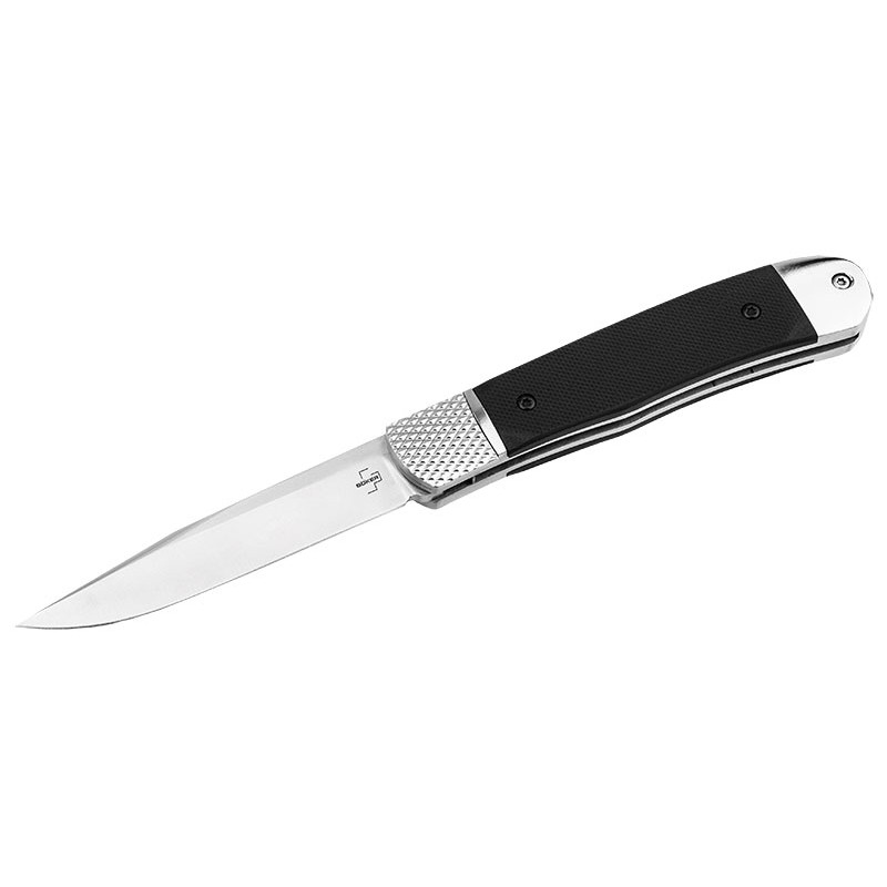 Couteau boker hidden release trapper g10 lame 8cm